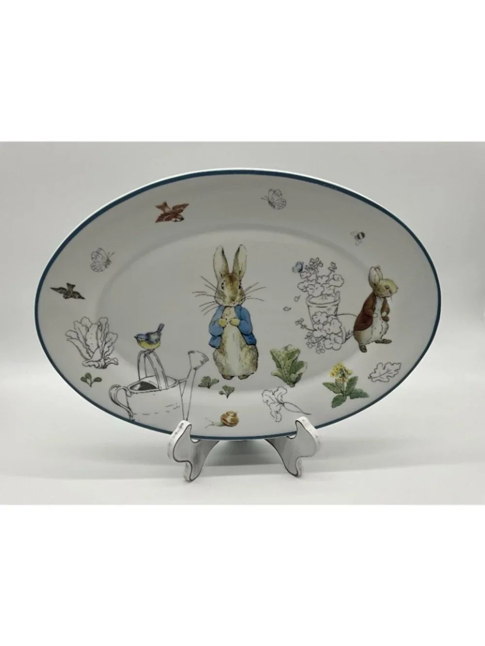 Beatrix Potter PETER RABBIT Oval Serving Platter 14